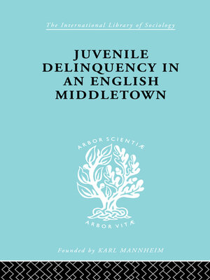 cover image of Juvenile Delinquency in an English Middle Town